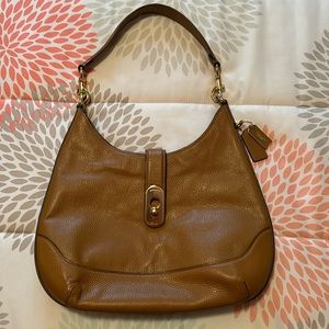 Coach Amber Hobo Handbag Tan